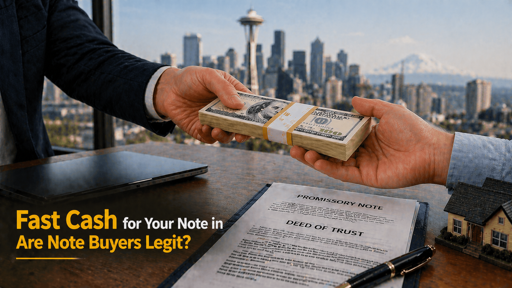 Cash exchange for promissory note and deed of trust legit note buyers Malibu CA.
